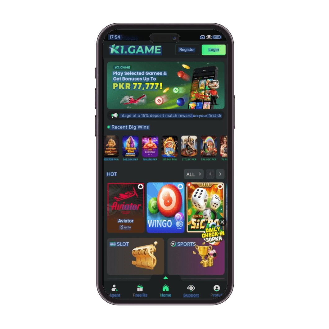 K1Game Pakistan Online Casino App Introduction